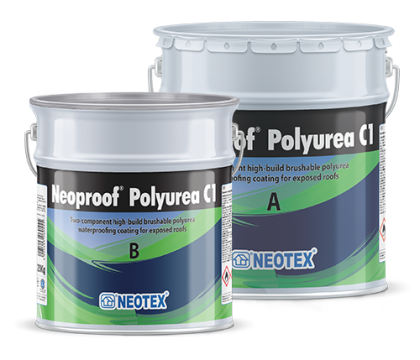 Hidroizolatii lichide Neoproof PU W 15 kg - alb