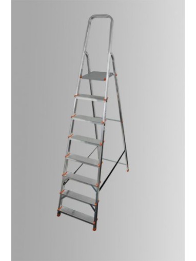 Домакинска алуминиева стълба ARON  - едностранна  7+1