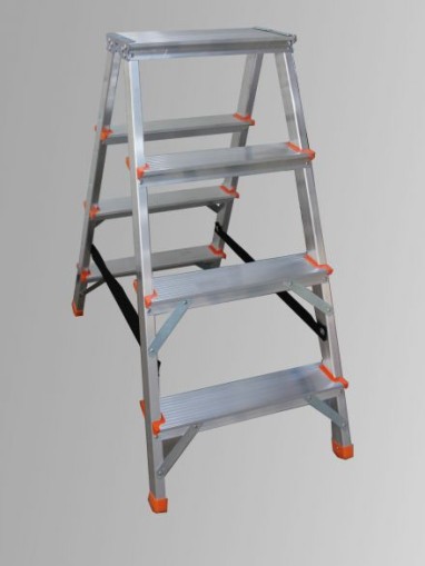 Домакинска алуминиева стълба ARON  - двустранна  2х4