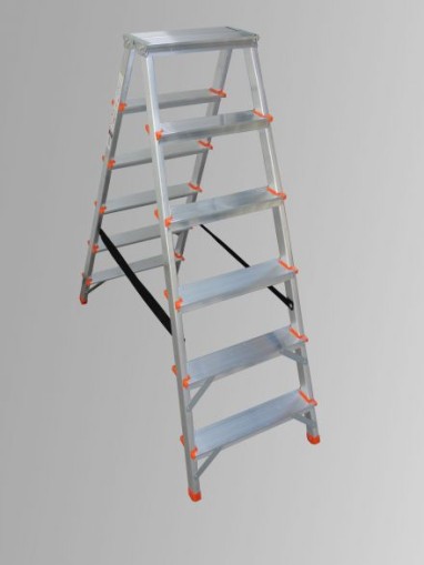 Домакинска алуминиева стълба ARON  - двустранна  2х6