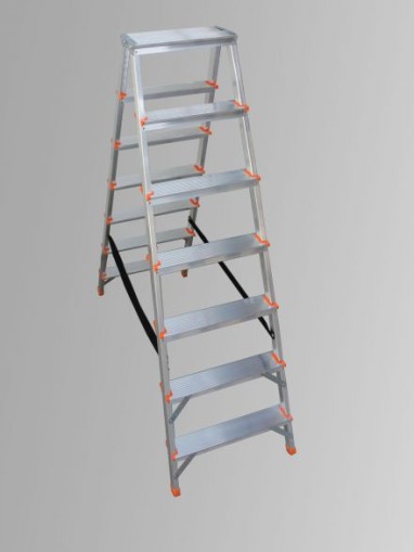 Домакинска алуминиева стълба ARON - двустранна  2х7