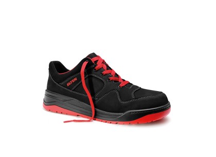 Защитни обувки MAVERICK Black-red Low ESD S3