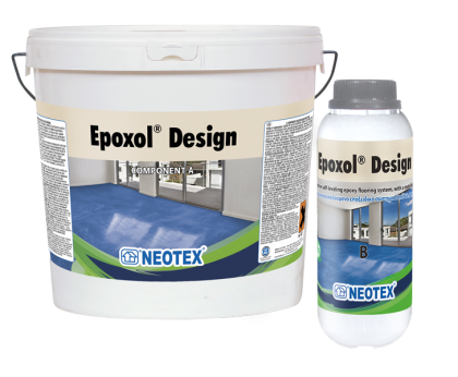 Саморазливно епоксидно покритие Epoxol® Design - Alu/Gold