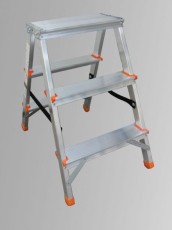 Домакинска алуминиева стълба  ARON - двустранна  2х3