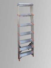 Домакинска алуминиева стълба ARON - двустранна  2х7