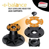 Adjustable support for raised floors - Balance